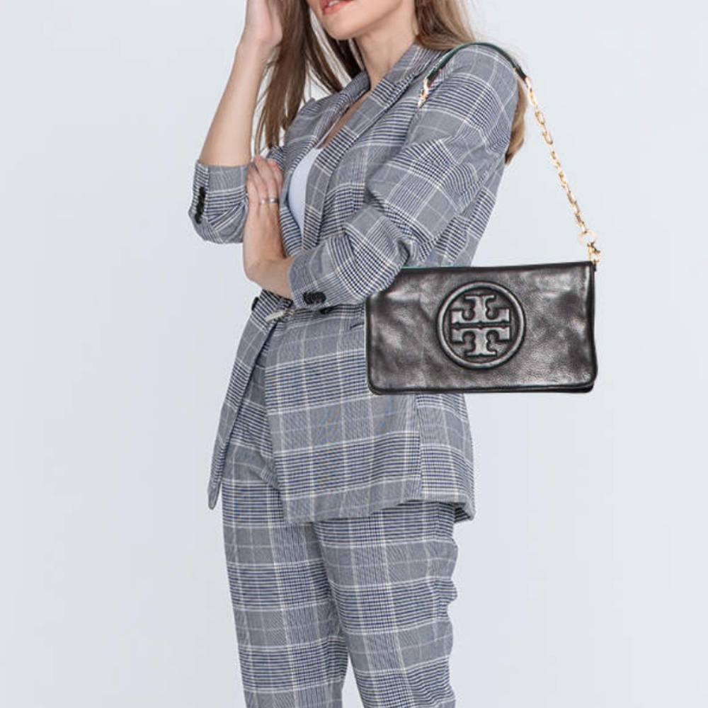 TORY BURCH BOMBE REVA CLUTH - NEW WITH TAGS